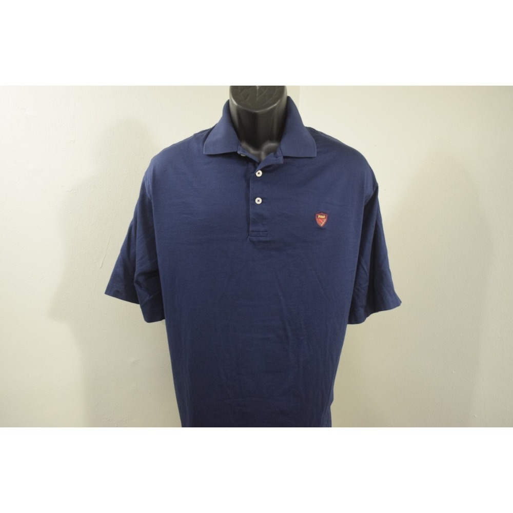 Polo Golf Ralph Lauren Golf Polo Dark Blue Short Sleeve Mens Size XL - Picture 8 of 8